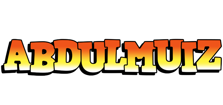 Abdulmuiz sunset logo