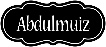 Abdulmuiz welcome logo