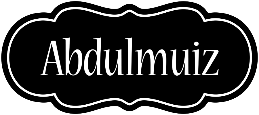 Abdulmuiz welcome logo
