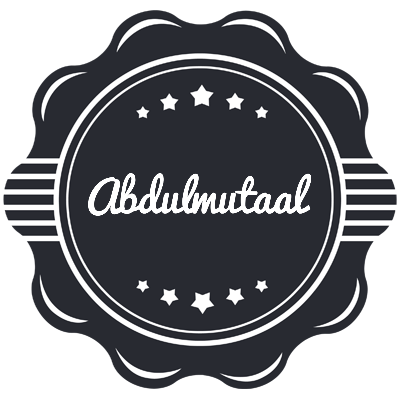 Abdulmutaal badge logo
