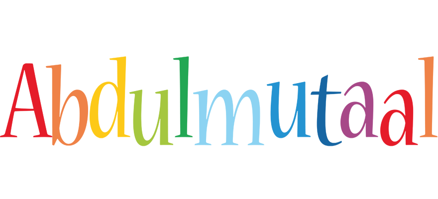 Abdulmutaal birthday logo