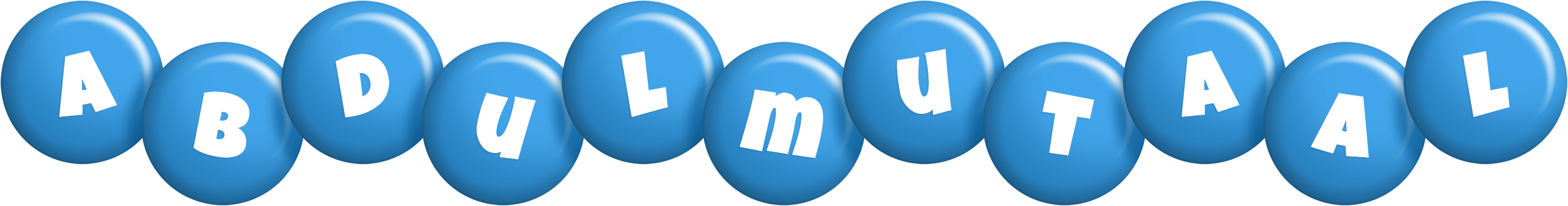Abdulmutaal candy-blue logo
