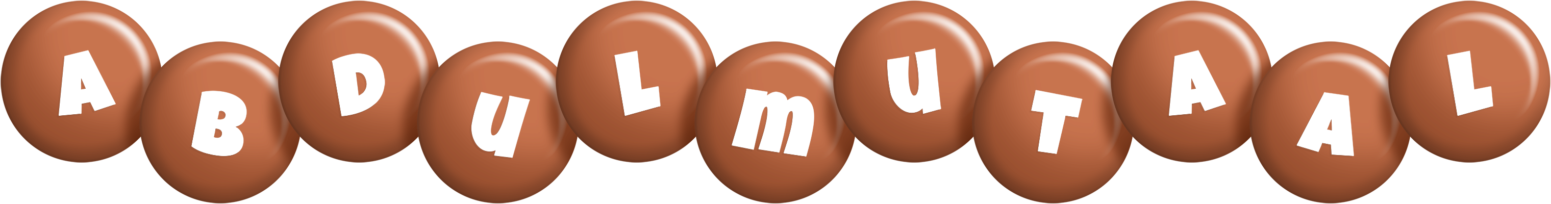 Abdulmutaal candy-brown logo