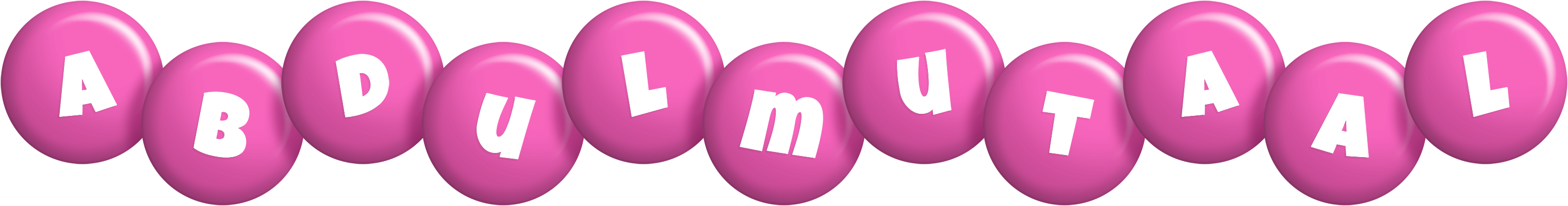 Abdulmutaal candy-pink logo