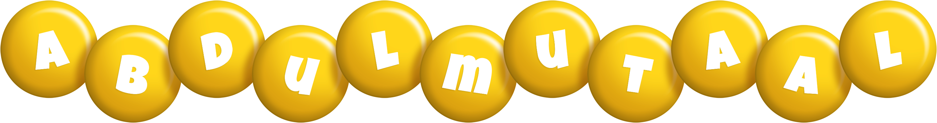 Abdulmutaal candy-yellow logo