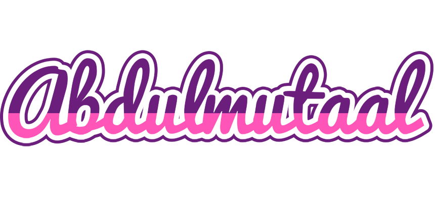 Abdulmutaal cheerful logo