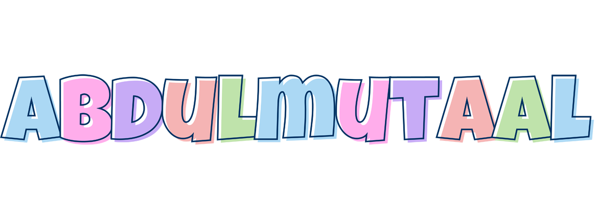 Abdulmutaal pastel logo