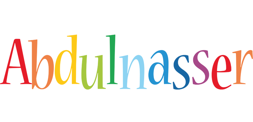 Abdulnasser birthday logo