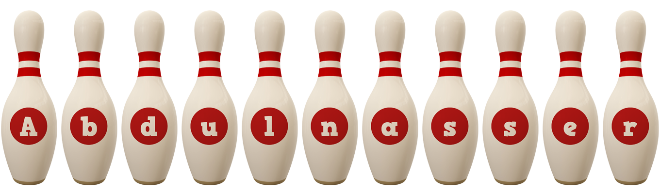 Abdulnasser bowling-pin logo