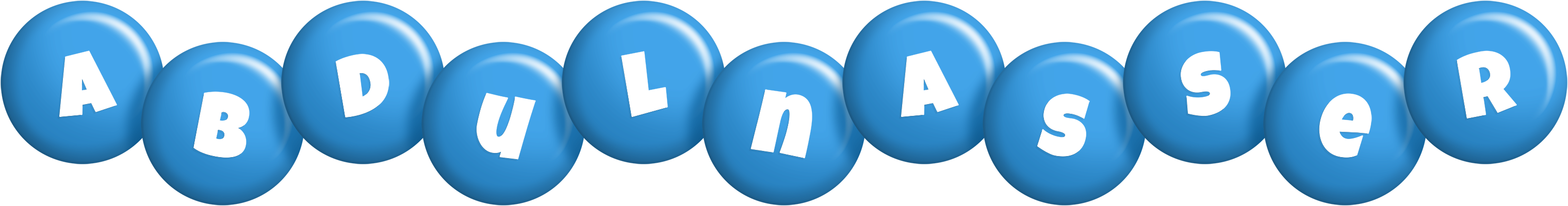 Abdulnasser candy-blue logo