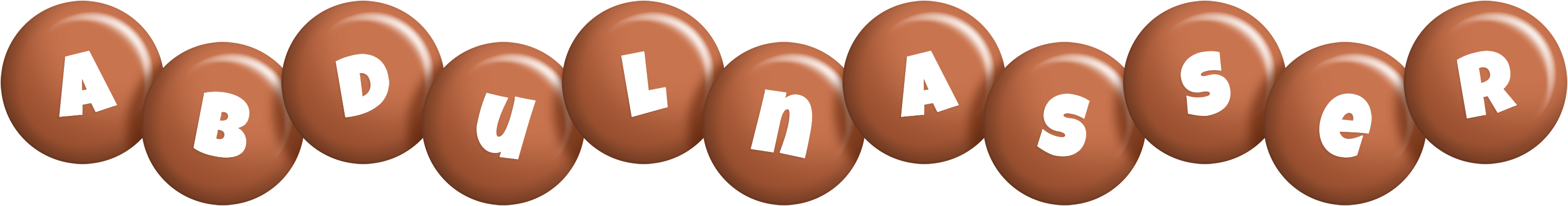 Abdulnasser candy-brown logo