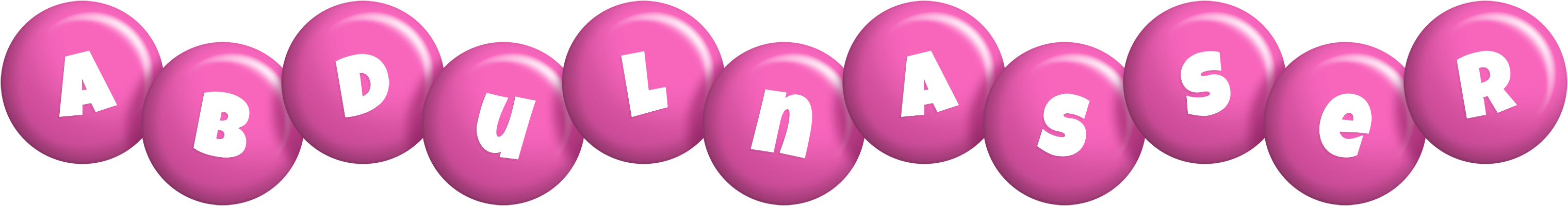 Abdulnasser candy-pink logo