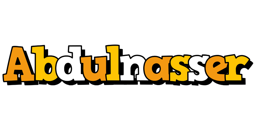Abdulnasser cartoon logo