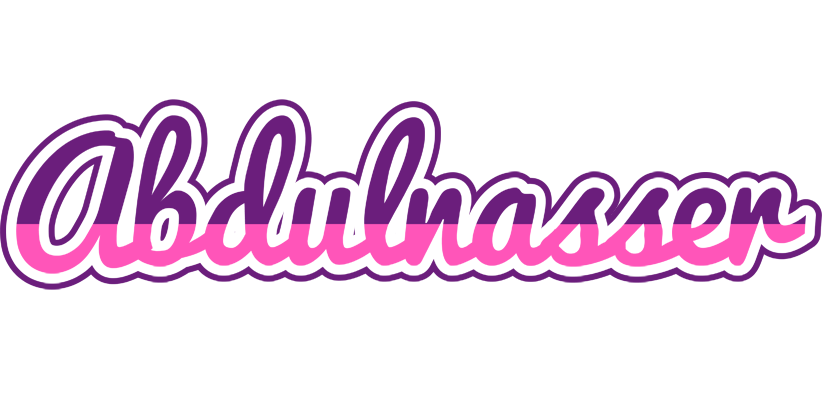 Abdulnasser cheerful logo