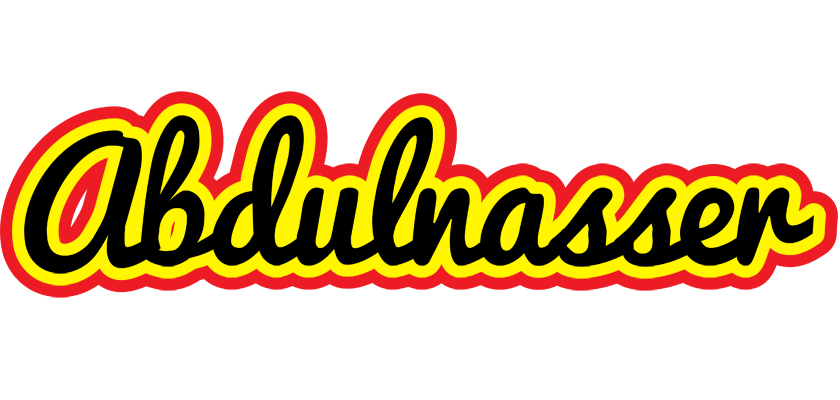 Abdulnasser flaming logo