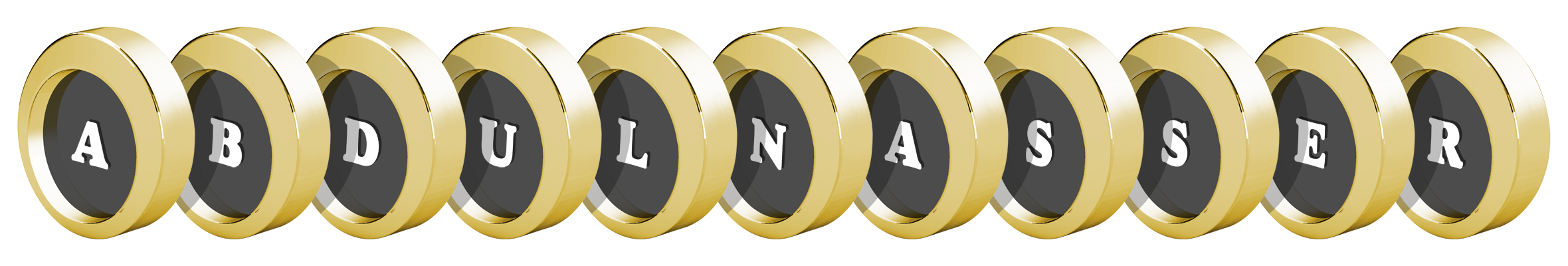 Abdulnasser gold logo