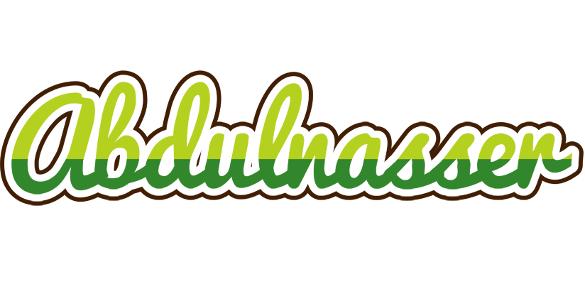 Abdulnasser golfing logo