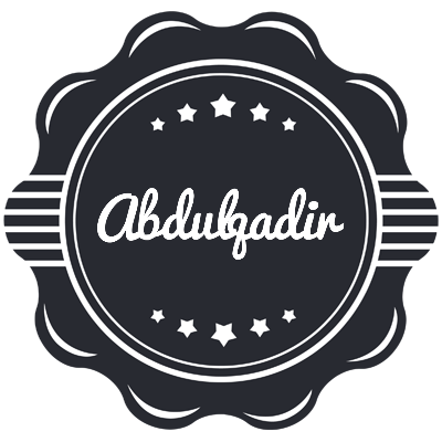 Abdulqadir badge logo