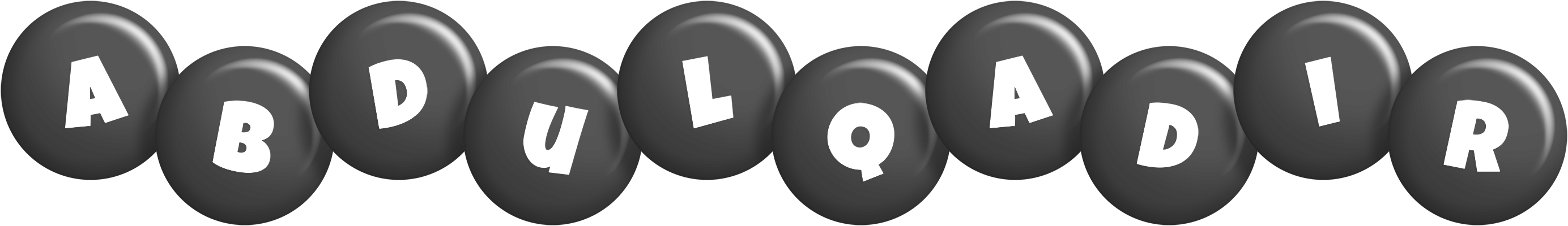Abdulqadir candy-black logo