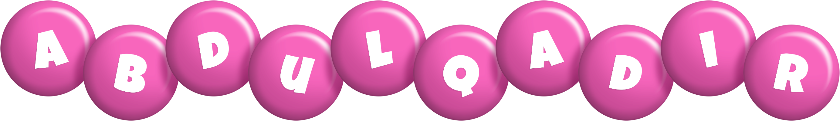 Abdulqadir candy-pink logo