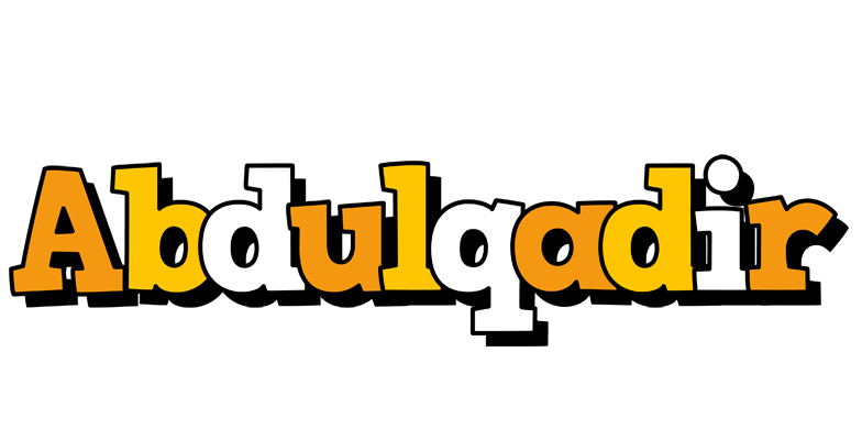 Abdulqadir cartoon logo