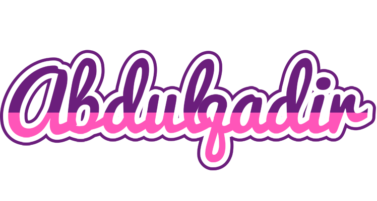 Abdulqadir cheerful logo