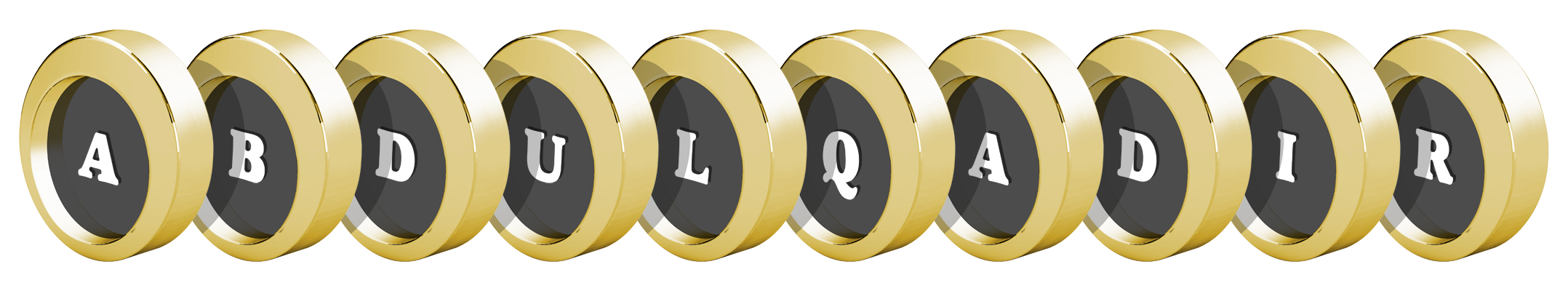 Abdulqadir gold logo
