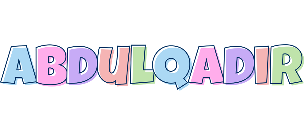 Abdulqadir pastel logo