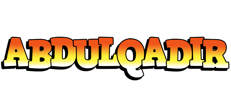 Abdulqadir sunset logo