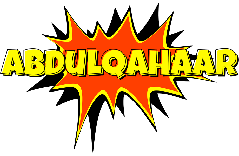 Abdulqahaar bazinga logo