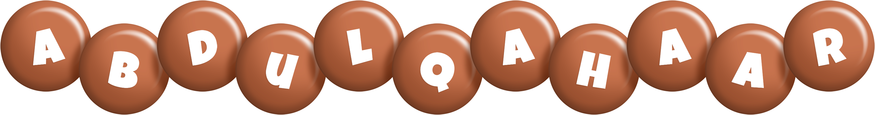 Abdulqahaar candy-brown logo