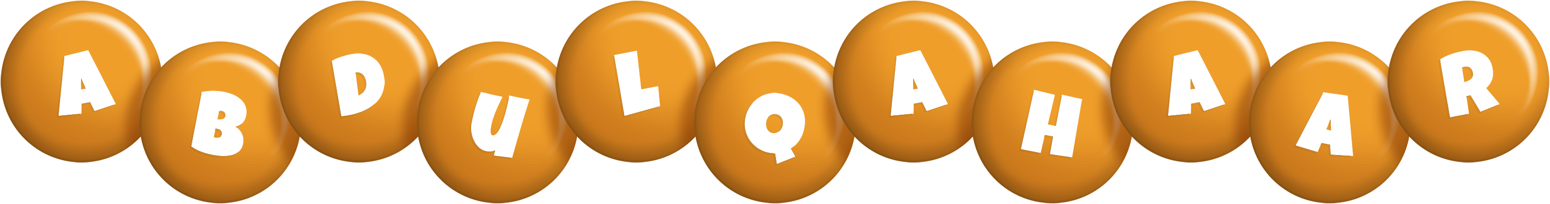 Abdulqahaar candy-orange logo