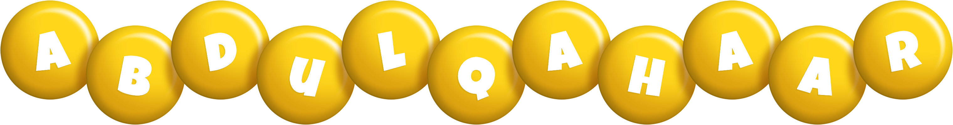 Abdulqahaar candy-yellow logo