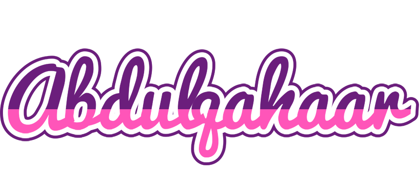 Abdulqahaar cheerful logo