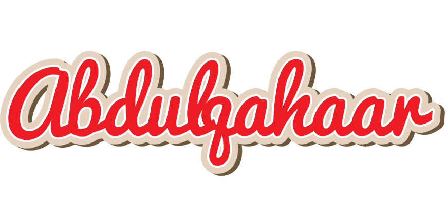 Abdulqahaar chocolate logo
