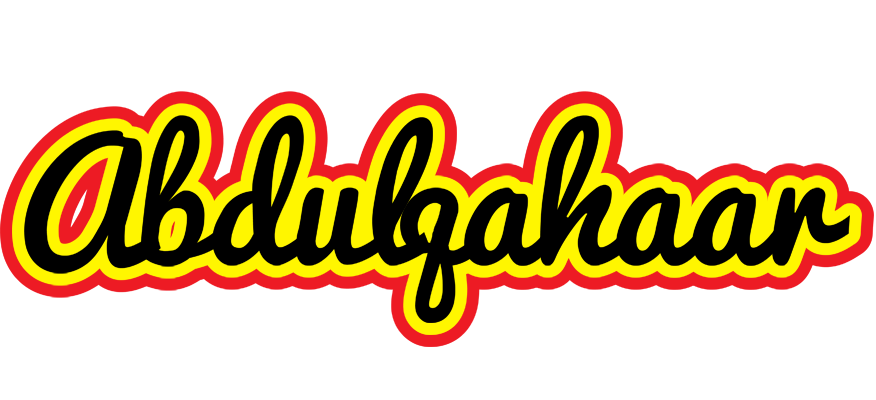 Abdulqahaar flaming logo