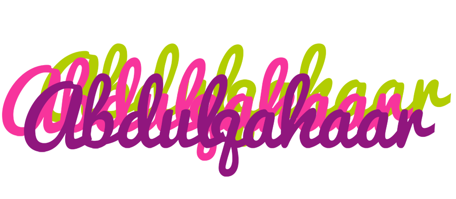 Abdulqahaar flowers logo