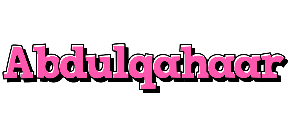 Abdulqahaar girlish logo
