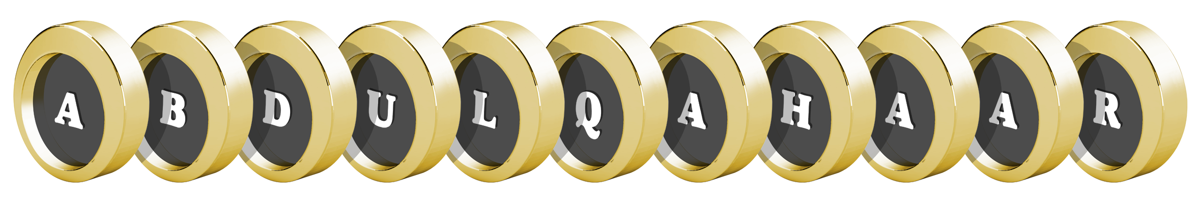 Abdulqahaar gold logo