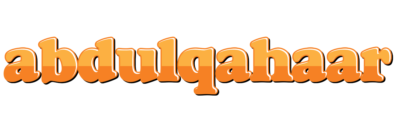 Abdulqahaar orange logo