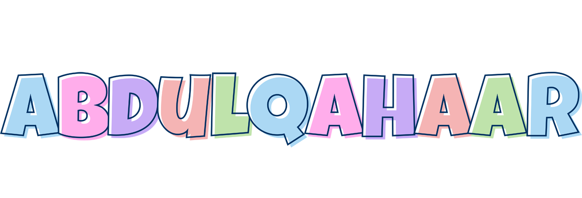 Abdulqahaar pastel logo