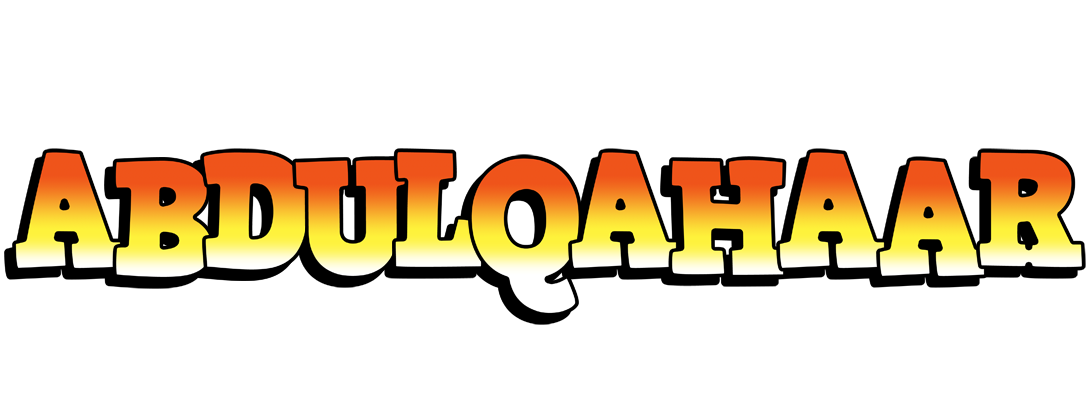 Abdulqahaar sunset logo
