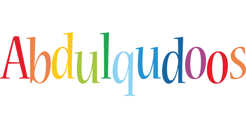 Abdulqudoos birthday logo