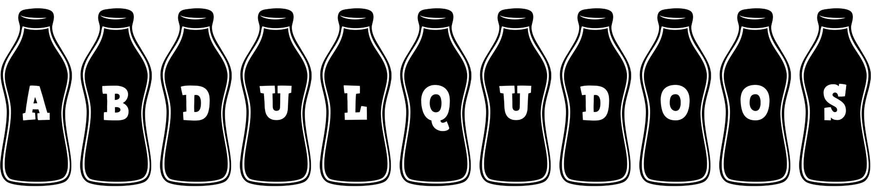 Abdulqudoos bottle logo