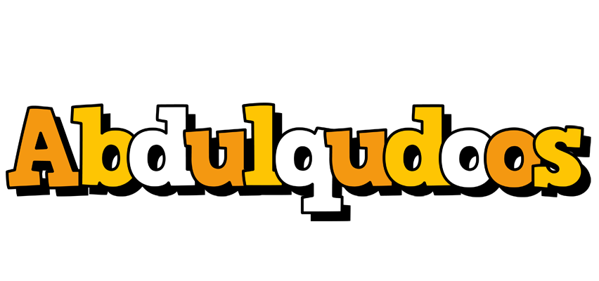 Abdulqudoos cartoon logo