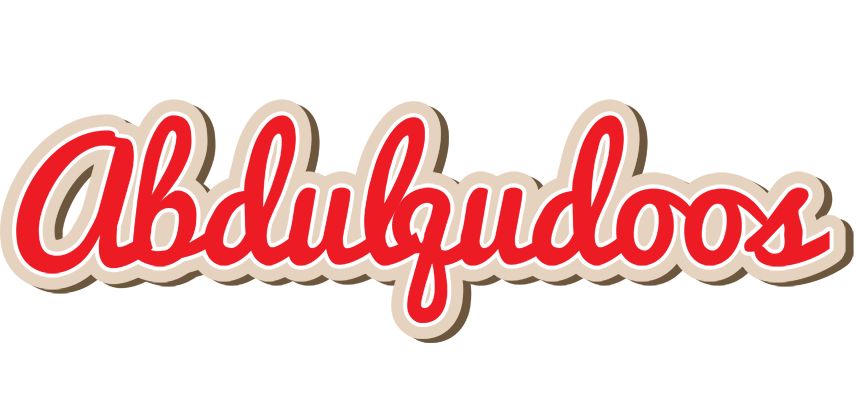 Abdulqudoos chocolate logo