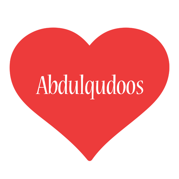 Abdulqudoos love logo