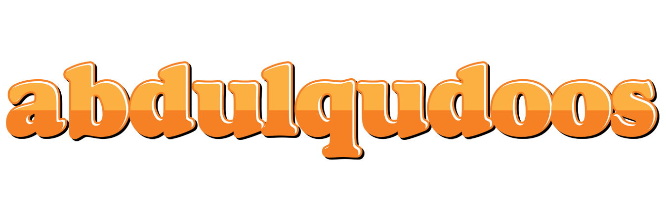 Abdulqudoos orange logo