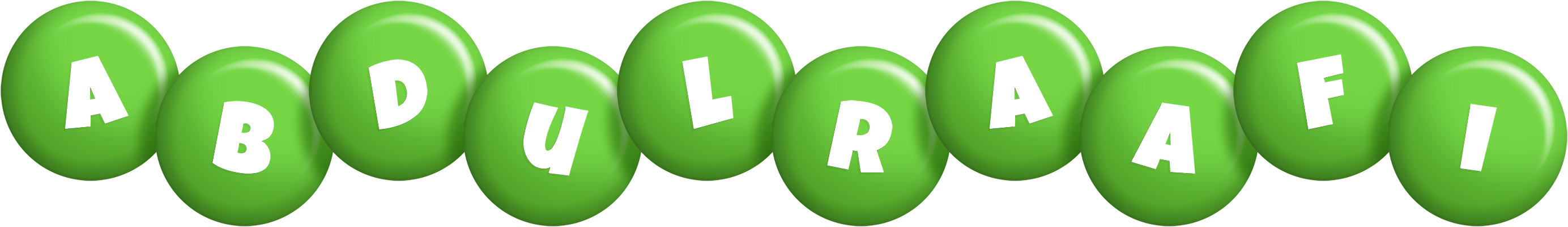 Abdulraafi candy-green logo