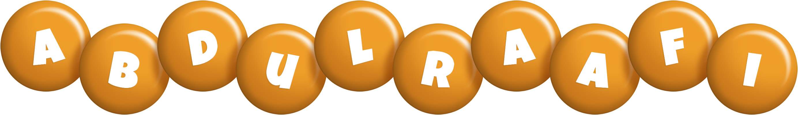 Abdulraafi candy-orange logo